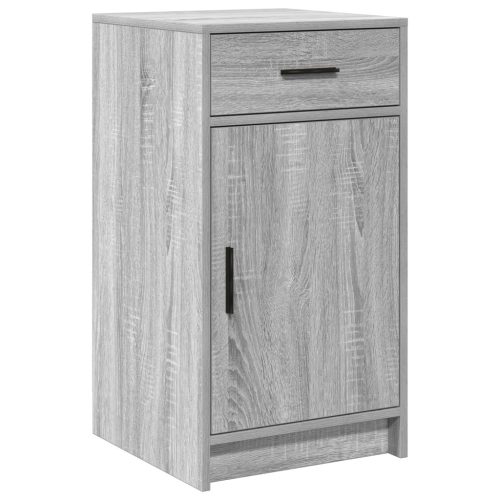  3 darabos Sminktükör szett LED világítással Szürke Sonoma rétegelt lemez