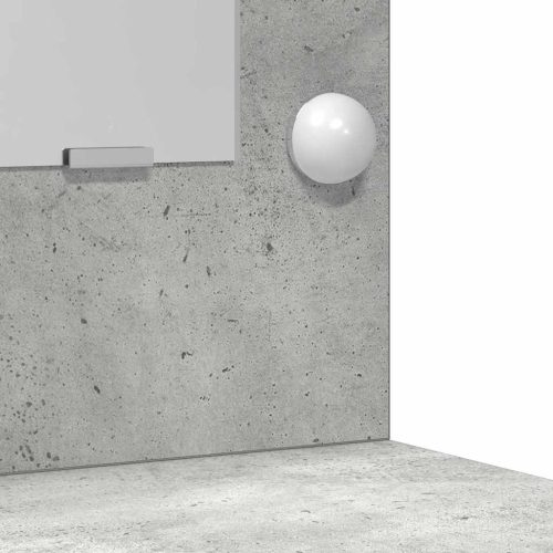  Sminkasztal Készlet 2 pcs Beton Szürke 50 x 41 x 135 cm Faanyag