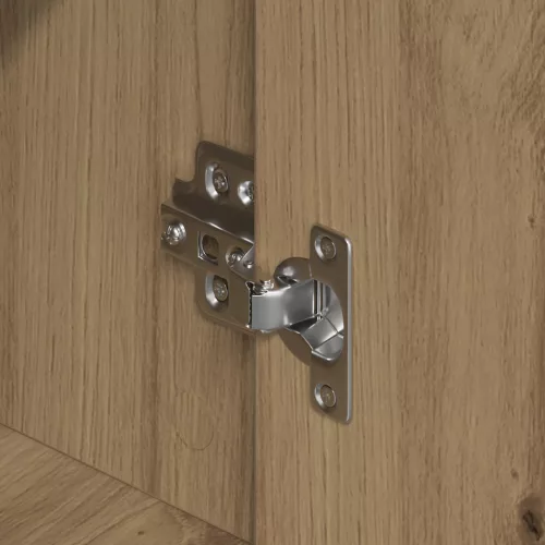  Szekrények 2 db Kézműves tölgy 60x31x84 cm Szerelt fa