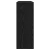  Oldalszekrények 2 db Fekete Tölgy 60x31x84 cm Műgyanta