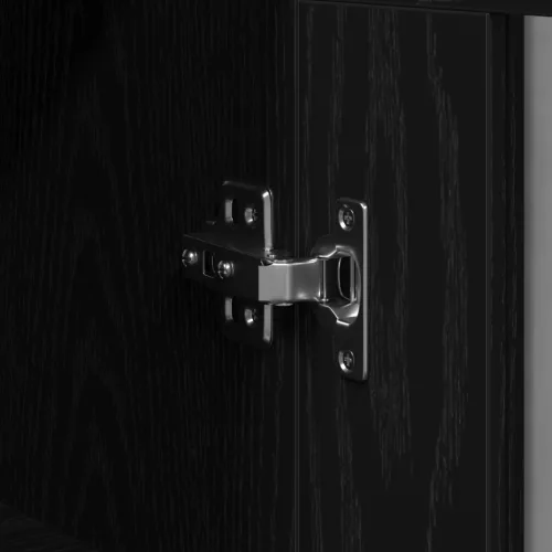  Falra Szerelhető Szekrények 2 db Fekete Tölgy 69,5 x 34 x 90 cm Mérnöki Fa