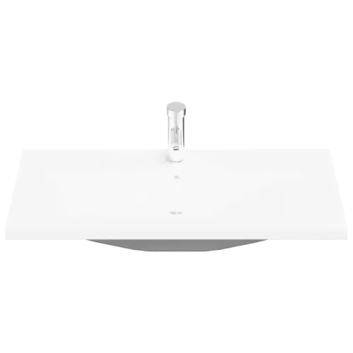  Fürdőszobai Bútor Szett 3 pcs Fekete tölgy 90x38.5x46cm Faanyag