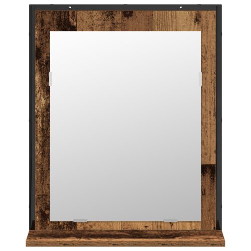  2 darabos fürdőszoba bútorkészlet régi fa mérnöki fa