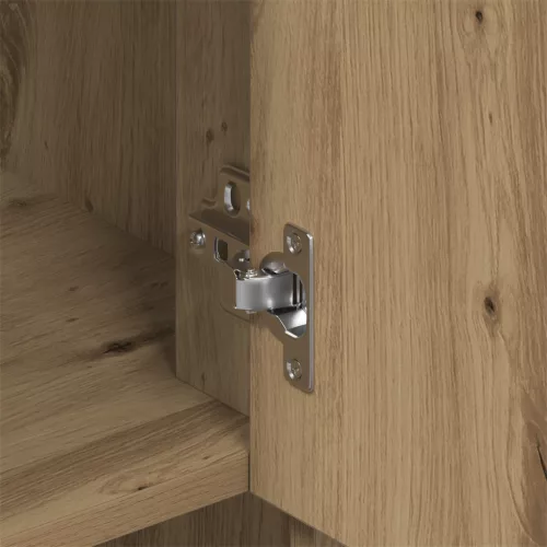  Magas szekrény Mesteri tölgy 80x33x150 cm Ipari fa