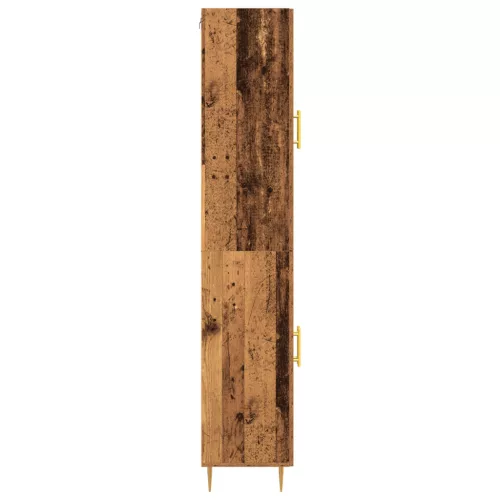  Szekrény régi fából 69.5x34x180 cm, műszaki fa