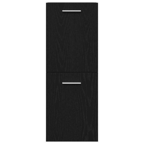  Fürdőszobai Bútor Szett 4 pcs Fekete tölgy 90 x 38,5 x 50 cm