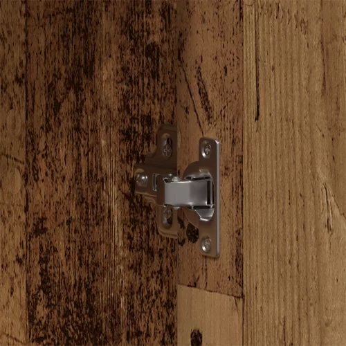  3 darabos fürdőszoba szekrény szett régi fa és mérnöki fa