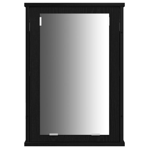  3 darabos fürdőszoba bútor szett fekete tölgy faforgács