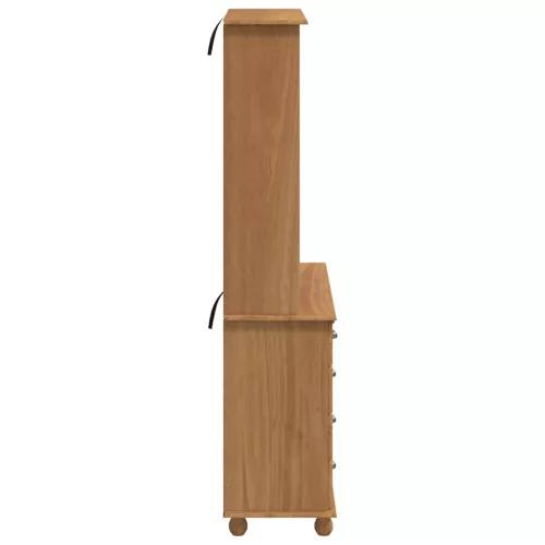  Kagy fiókkal ASKIM Mézes Viasz 91 x 40 x 184 cm Tömör fenyőfa