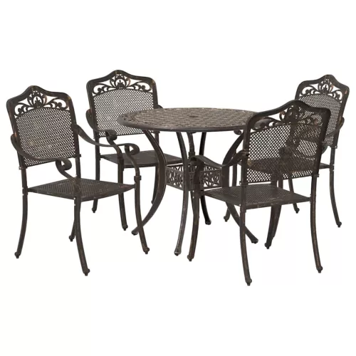  Kert étkező szett 5 pcs Bronz Alumínium