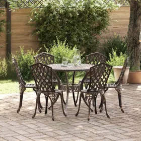  Kert étkező szett 7 pcs Bronz Alumínium