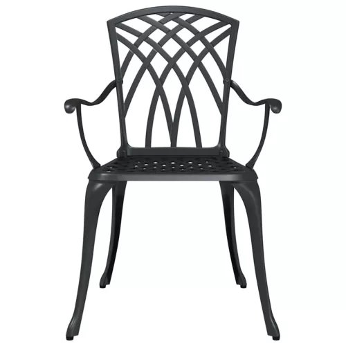  Kert étkező szett 5 pcs Fekete Alumínium