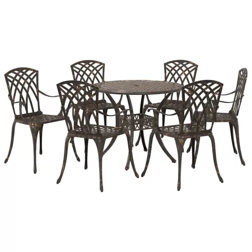  Kert étkező szett 7 pcs Bronz Alumínium