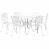  Kert étkező szett 7 pcs Fehér Alumínium