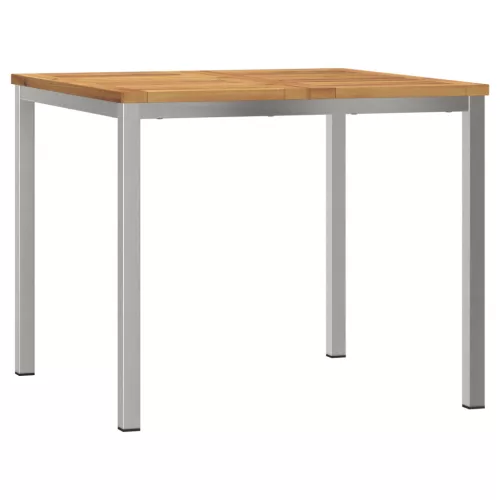  5 Részes Kert Étkező Szett Tömör Akácfából