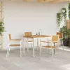  5 Darabos Kerti Étkező Szett Tömör Tíkfából