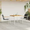  3 Részes Kerti Étkezőszett Tömör Fa Teak