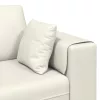  Bársony Kanapé párnával párnával Krémszínű 208 cm Bársony