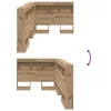  Tároló fejtámla polcokkal tárolóval Artisan tölgy 90 cm Faanyag