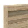  Tároló fejtámla polcokkal tárolóval Sonoma tölgy 135 cm Faanyag