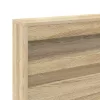  Könyvespolcos Ágy fejtámlával Sonoma tölgy 75 x 190 cm Faanyag