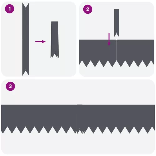  Kerti Szegélyek 50 db Antracit 100x0,5x20 cm Acél