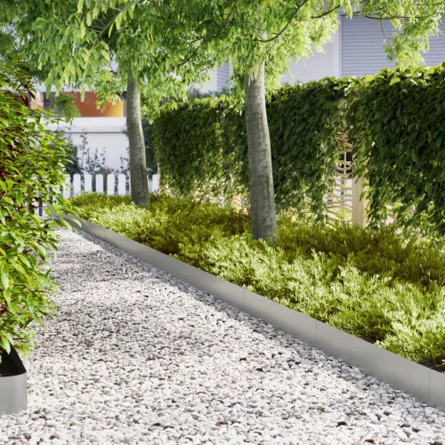  Füves Határolók 50 db 100x0,5x20 cm Galvanizált Acél