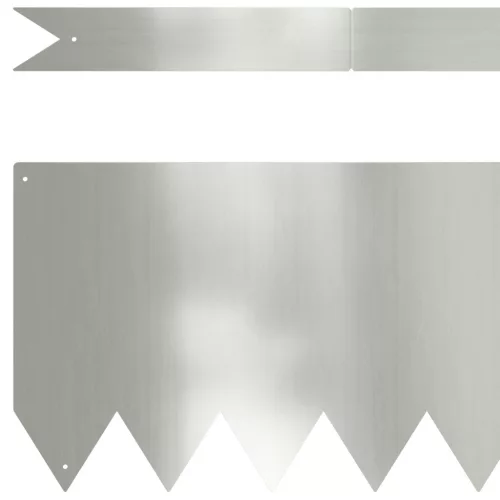  Füves Határolók 50 db 100x0,5x20 cm Galvanizált Acél