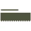  Fűszegélyek 30 db Olívazöld 100x0,5x30 cm Acél