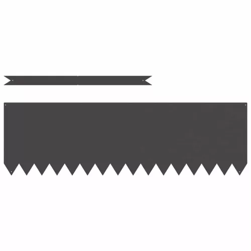  Fűszegélyezés 50 pcs Fekete 100 x 0.05 x 20 cm