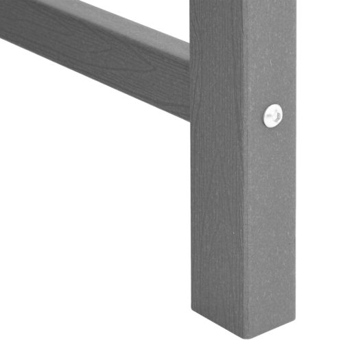  Kerti Étkezőszékek 4 db Világosszürke 65.5x55.5x88 cm HDPE