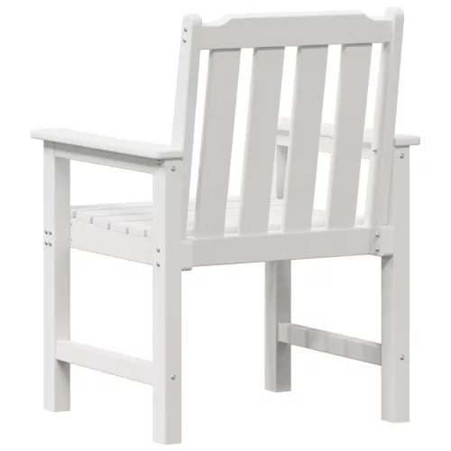  Kerti Étkező Székek 6 db Fehér 65.5x55.5x88 cm HDPE