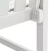  Kerti Étkező Székek 6 db Fehér 65.5x55.5x88 cm HDPE