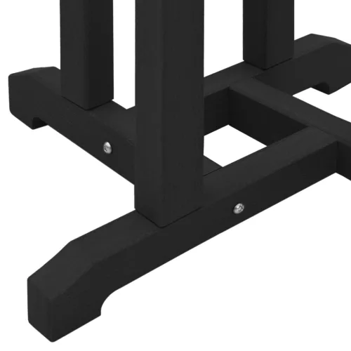  3 részes kert bár szett fekete HDPE
