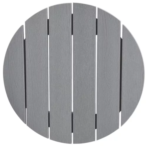  3 Részes Kerti Bár Szett Világosszürke HDPE