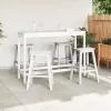  Bárszékek 6 db Fehér HDPE