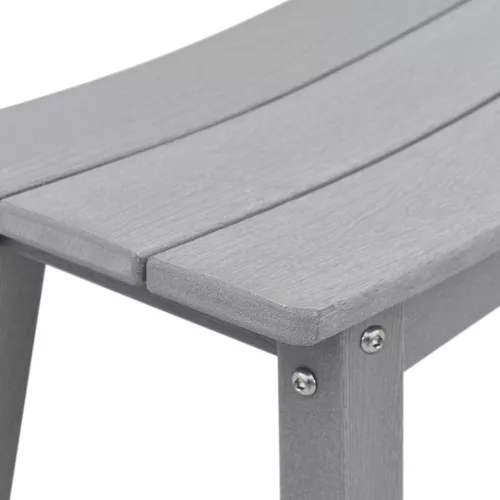  Bárszékek 6 db Világosszürke HDPE