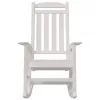  2 db-os Kertihintaszék Fehér 70x92x107.5 cm HDPE