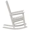  2 db-os Kertihintaszék Fehér 70x92x107.5 cm HDPE