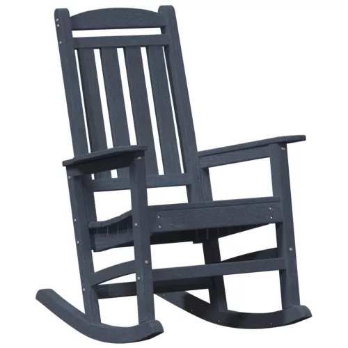  Kerti Hintaszék 2 db Tengerészkék 70x92x107.5 cm HDPE