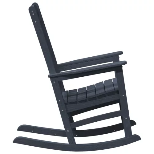  Kerti Hintaszék 2 db Tengerészkék 70x92x107.5 cm HDPE