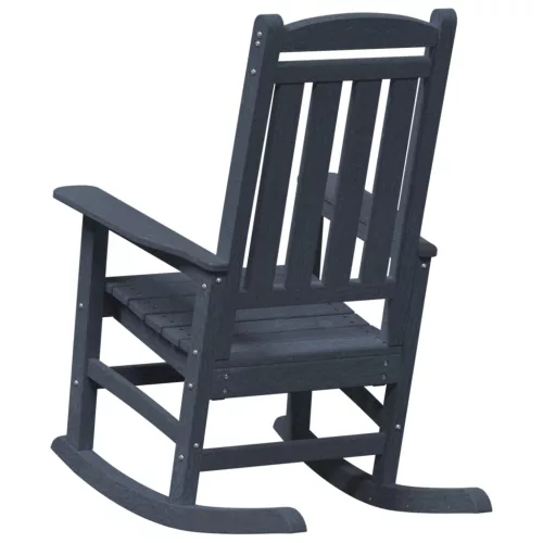  Kerti Hintaszék 2 db Tengerészkék 70x92x107.5 cm HDPE