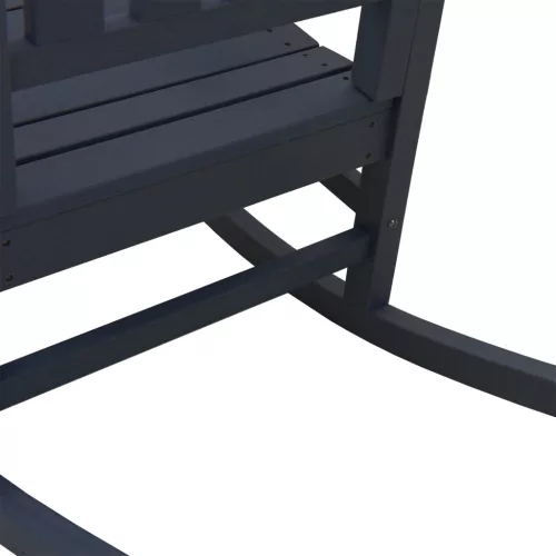  Kerti Hintaszék 2 db Tengerészkék 70x92x107.5 cm HDPE