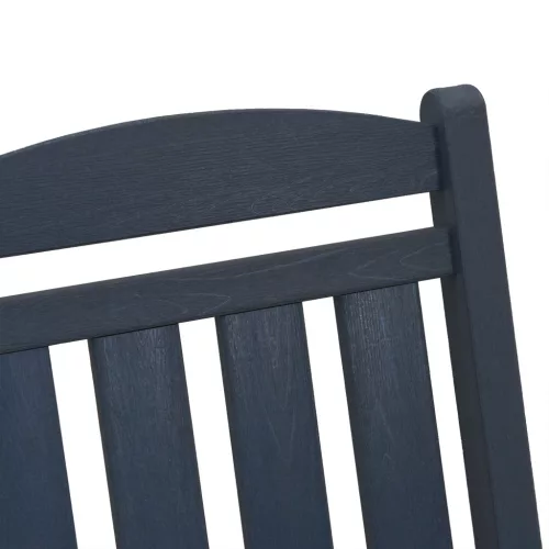  Kerti Hintaszék 2 db Tengerészkék 70x92x107.5 cm HDPE