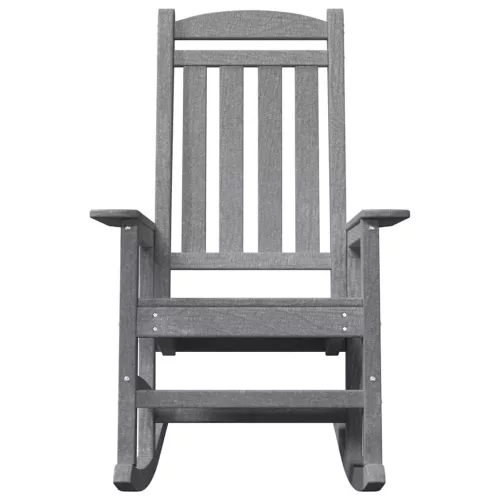  Hintaszék 2 pcs Világosszürke 92 x 70 x 108 cm Polietilén