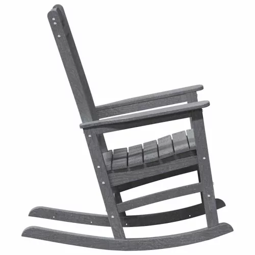  Hintaszék 2 pcs Világosszürke 92 x 70 x 108 cm Polietilén