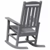  Hintaszék 2 pcs Világosszürke 92 x 70 x 108 cm Polietilén