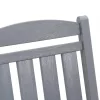  Hintaszék 2 pcs Világosszürke 92 x 70 x 108 cm Polietilén
