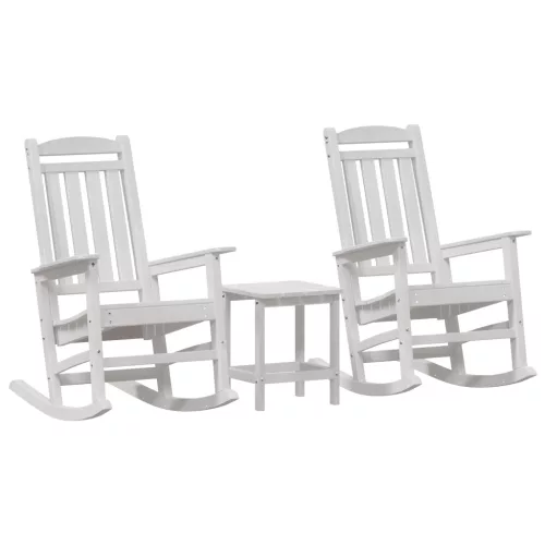  3 darabos Kertbeni Pihenőszett Fehér HDPE