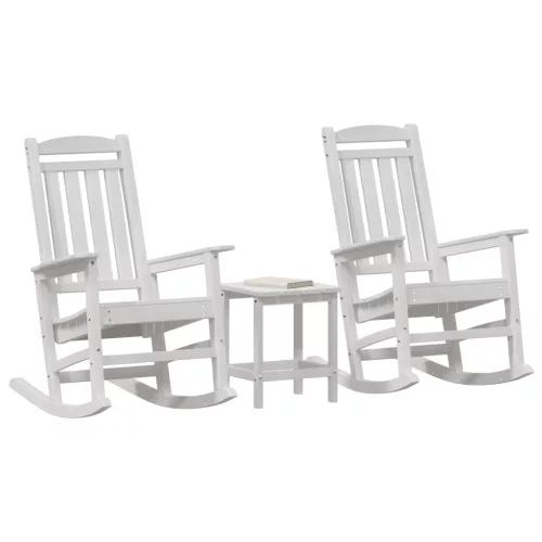  3 darabos Kertbeni Pihenőszett Fehér HDPE